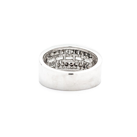 Ring 1.50ctw Princess/Baguette Diamonds 18kw Sz6.5 223100114