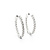 Earrings 2.87ctw Round Diamonds Inside/Outside Hoops 29.5x23.5x2.75mm 14kw 124024010