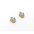 Earrings .25ctw Round Diamonds Hamsa Stud 9.5x8mm 14ky 124024017