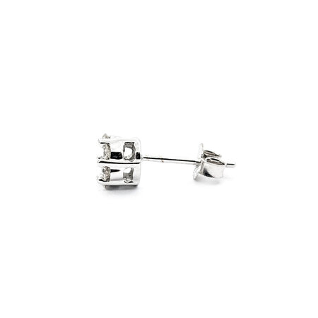 Earrings .50ctw Round Diamonds Cocktail Stud 6mm 14kw 124024002