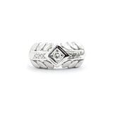  Ring Art Deco  .25ct Diamond .04ctw Round Single Cut Diamonds 14kw Sz6.5 224020791