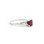 Ring Vintage .20ctw Tapered Baguette Diamonds .64ct Ruby 900pt sz8 124020183