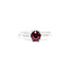 Ring Vintage .20ctw Tapered Baguette Diamonds .64ct Ruby 900pt sz8 124020183
