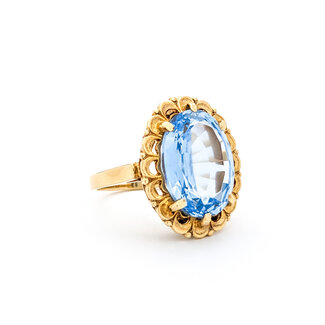 Ring 8.80ct Oval Cr. Spinel 14ky Sz6 221110085