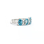 Ring .35ctw Round Diamonds 4.5ctw Zircon 14kw Sz10 222100100