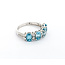 Ring .35ctw Round Diamonds 4.5ctw Zircon 14kw Sz10 222100100
