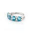 Ring .35ctw Round Diamonds 4.5ctw Zircon 14kw Sz10 222100100