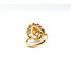 Ring (6)4.5-5.5mm Akoya Pearls 14ky Sz6.5 222090036