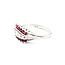 Ring Vintage .15ctw Round Diamonds .20ctw Rubies 14kw Sz6.5 222100042