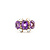 Ring 1.50ctw Amethyst (4)3mm Pearls 14ky Sz7 221110087