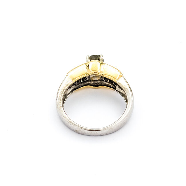 Ring .50ctw Princess & Baguette Diamonds .83ct Alexandrite GIA: 1236197396 14kw Sz7 123120124