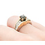Ring .50ctw Princess & Baguette Diamonds .83ct Alexandrite GIA: 1236197396 14kw Sz7 123120124