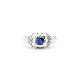  Ring Mid Century .14ctw Round Diamond 14kw 224020752
