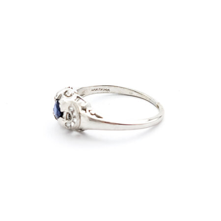 Ring Mid Century .14ctw Round Diamond 14kw 224020752