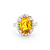 Ring 1.42ctw Round Diamonds 6.95ct Sapphire 14kw Sz7 223070072