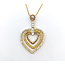 Necklace 1.90ctw Round Diamonds 14ky 18" 223030021