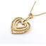 Necklace 1.90ctw Round Diamonds 14ky 18" 223030021