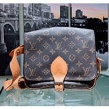  Handbag Louis Vuitton Cartouchiere MM Monogram 124035017
