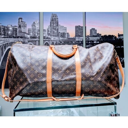 Handbag Louis Vuitton Keepall Bandouliere 60 Monogram 124035006