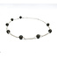 Necklace Ball Station 12.50ctw Round Diamonds 18kw 18-20" 222110101