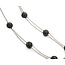 Necklace Ball Station 12.50ctw Round Diamonds 18kw 18-20" 222110101