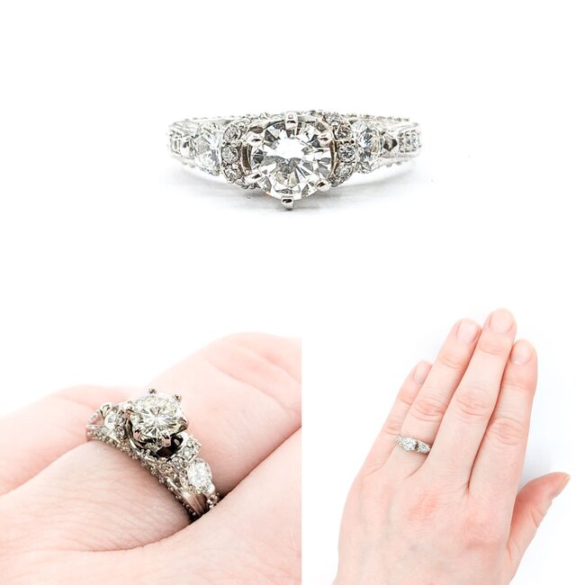 Ring .49ct Center Diamond (1.25ctw Diamonds) 14kw Sz5.75 123120111