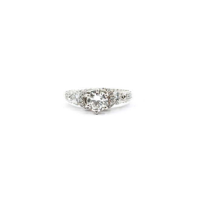 Ring .49ct Center Diamond (1.25ctw Diamonds) 14kw Sz5.75 123120111