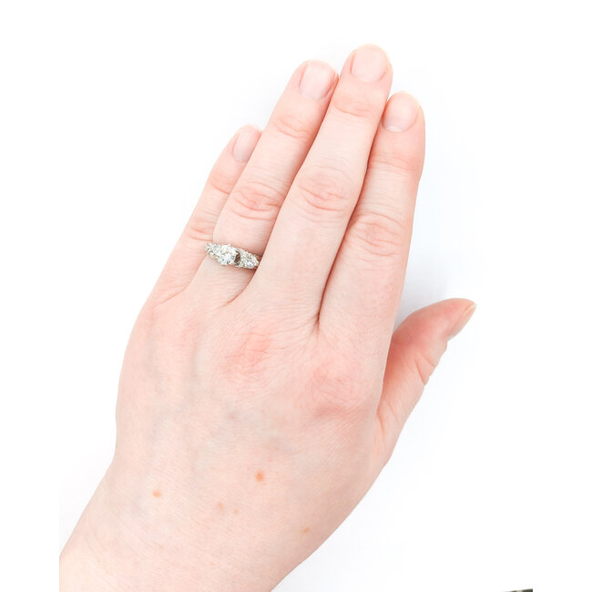 Ring .49ct Center Diamond (1.25ctw Diamonds) 14kw Sz5.75 123120111