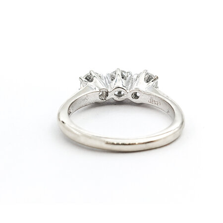 Ring Vintage .86ctw Round Diamonds 14kw Sz6 222100094