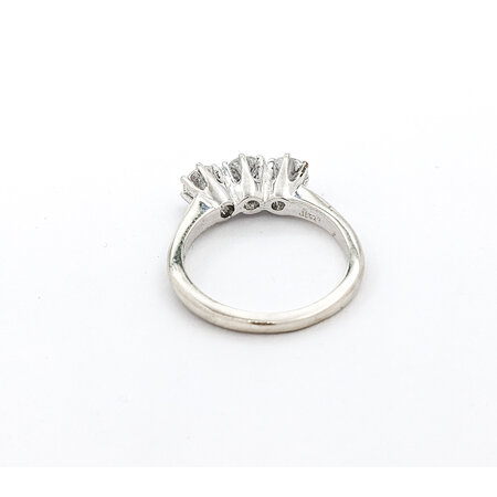 Ring Vintage .86ctw Round Diamonds 14kw Sz6 222100094