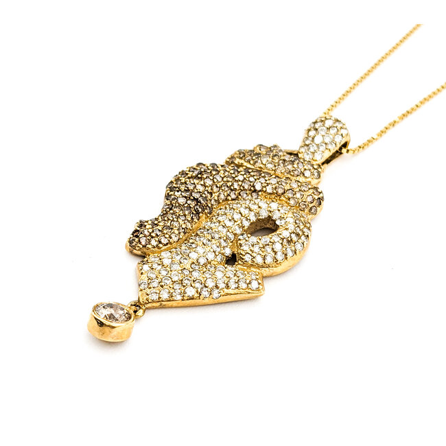 Pendant 2.55ctw Round 14ky 620070010