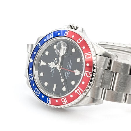 Watch Rolex GMT 16700 Master Pepsi Yr. 1998 40mm Stainless Steel 124036012