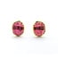 Earrings 15.5ctw Cabochon Pink Tourmaline 18ky 14.8x11.14mm 123050073