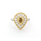  Ring Fancy Colored Diamonds .76ctw Diamonds .56ctw 18k Sz7 220100040