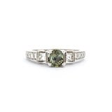  Ring .50ctw Diamonds .62ct Alexandrite 14kw Sz7.25 123040010