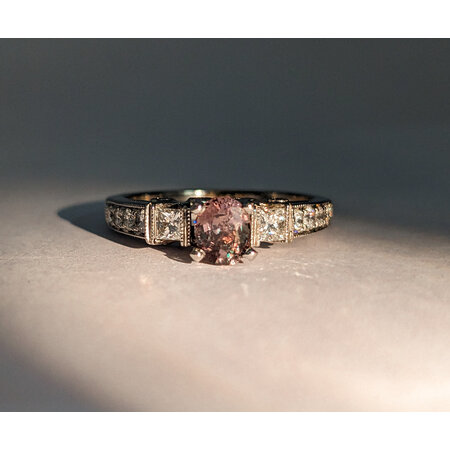 Ring .50ctw Diamonds .62ct Alexandrite 14kw Sz7.25 123040010