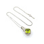 Pendant Drop 0.30ctw Round Diamonds 2.15ctw Peridot 10.5x10.5mm 10kw 18" 124031253