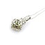 Pendant Drop 0.30ctw Round Diamonds 2.15ctw Peridot 10.5x10.5mm 10kw 18" 124031253