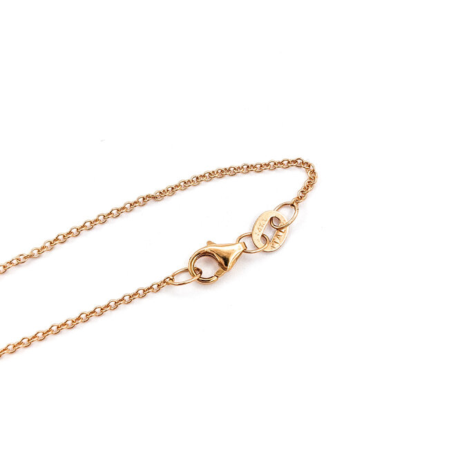 Pendant Drop 0.02ctw Round Diamonds 4.04ctw Amethyst 1x.25" 14kr 18" 124031263