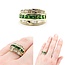 Ring Channel Set .75ctw Baguette Diamonds .54ctw Tsavorite Garnets 14ky sz7 224030164