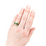 Ring Channel Set .75ctw Baguette Diamonds .54ctw Tsavorite Garnets 14ky sz7 224030164