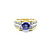 Ring JB Star 1.16ctw Round & Baguette Diamonds 1.37ct Tanzanite 18ky/Plat sz6 224020172