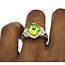 Ring 0.36ctw Round Diamonds 2.15ct Peridot 10kw sz6.25 124030162