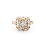  Ring 1.28ctw Round, Princess & Marquise Diamonds Illusion Cluster 14kr 124030014