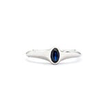 Ring Solitaire 0.30ct Sapphire 14kw sz6.25 124030219