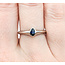 Ring Solitaire 0.30ct Sapphire 14kw sz6.25 124030219