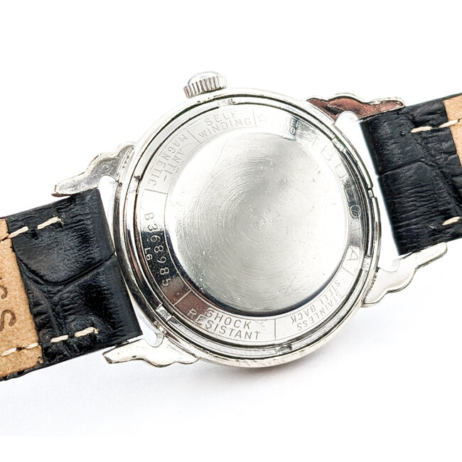 Watch Vintage Bulova 23 Jewel Self Winding 1956 31mm Stainless Steel 6.5" 224036004