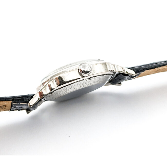 Watch Vintage Bulova 23 Jewel Self Winding 1956 31mm Stainless Steel 6.5" 224036004