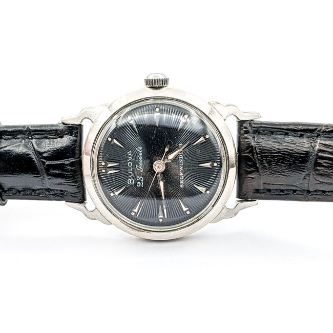 Watch Vintage Bulova 23 Jewel Self Winding 1956 31mm Stainless Steel 6.5" 224036004