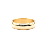  Ring Wedding Band Plain Gold 6mm 14ky sz11 124030601
